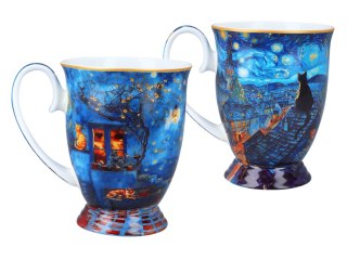 Kpl. 2 kubków w sercu - inspirowany malarstwem V. van Gogh (CARMANI)