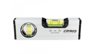 POZIOMICA BIAŁA WSKAŹNIK POZIOMU I PIONU SPADEK 2% 17 CM