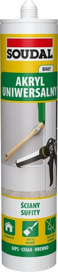 AKRYL SOUDAL BIAŁY 280ML