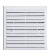 KRATKA WENTYLACYJNA Z SIATKĄ 215*215MM BIAŁA