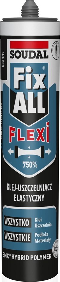 USZCZELNIACZ HYBRYDOWY FIX ALL FLEXI CZARNY 290ML