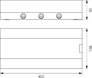 ROZDZIELNICA MODUŁOWA 1X18 NATYNKOWA IP40 SRN-18 1.5