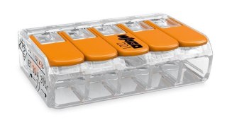 SZYBKOZŁĄCZKA WAGO 221-415 5X0,5-4,0 MM2 Z DŹWIGNIAMI 5 SZT.