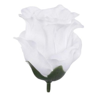 Biała róża w pąku główka wyrobowa