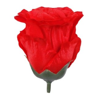 Czerwona róża w pąku główka wyrobowa