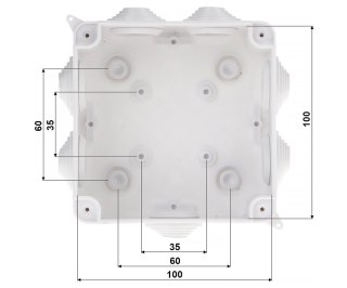 PUSZKA ODGAŁĘŹNA Z DŁAWNICAMI PKRA-100X100 DELTA Montage