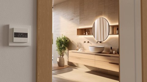 Termostat Heatit WiFi6 White RAL 9003 Wi-Fi Thermostat 3600W 16A