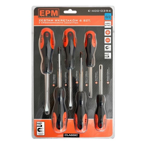 ZESTAW WKRĘTAKÓW 6 SZTUK CLASSIC