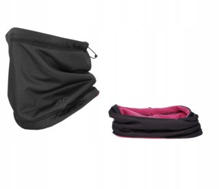 4F ciepły komin różowy sportowy 25 cm - uniseks