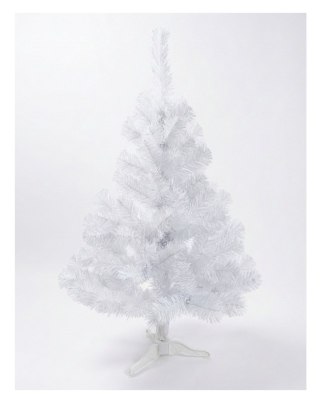 CHOINKA SZTUCZNA BIAŁA WYSOKA 100 cm + STABILNY STOJAK