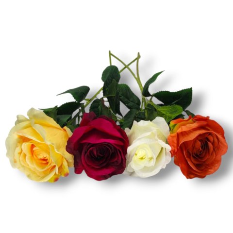 SZTUCZNY KWIAT RÓŻA WYROBOWA OZDOBNA GAŁĄZKA RÓŻY SZTUCZNE KWIATY