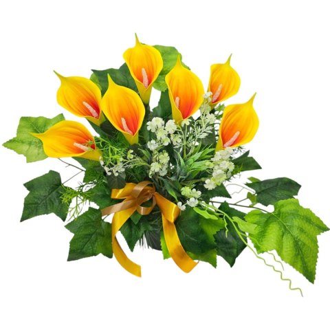 BUKIET KALIE WKŁAD DO WAZONU FLAKONU STROIK NA GRÓB CMENTARZ