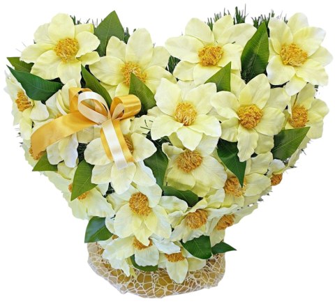 DUŻE SERCE XL NA CMENTARZ GRÓB WSZYSTKICH ŚWIĘTYCH DZIEŃ BABCI