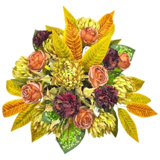 STROIK NA CMENTARZ JESIENNE KWIATY NA GRÓB MISA WSZYSTKICH ŚWIĘTYCH