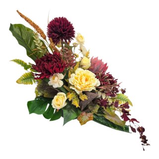 Stroik na cmentarz kwiaty wiązanka donica na grób wszystkich świętych