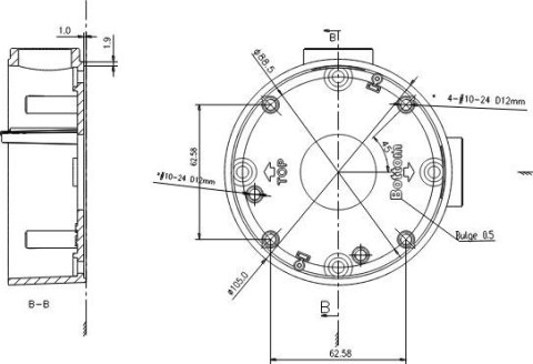 ADAPTER HIKVISION DS-1260ZJ BLACK