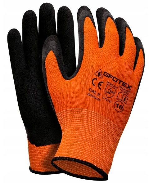 RĘKAWICE OCHRONNE POWLEKANE SPIENIONYM LATEXEM/FOAM ROZ. 7