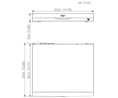 REJESTRATOR IP NVR5232-8P-EI2 32 KANAŁY, 8 PoE WizSense DAHUA