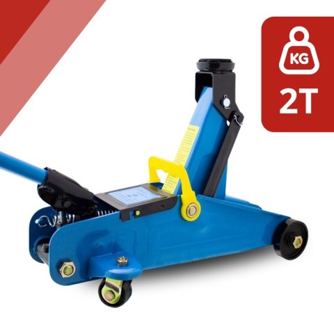 Podnośnik Hydrauliczny Samochodowy 2T Nożycowy 12.5 - 33 cm Niskoprofilowy