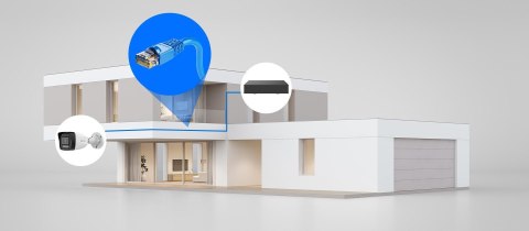 Zestaw moinitoringu IP Hilook 6x IPC-B180HA-LU tuba 8MP Smart-hybrid Light