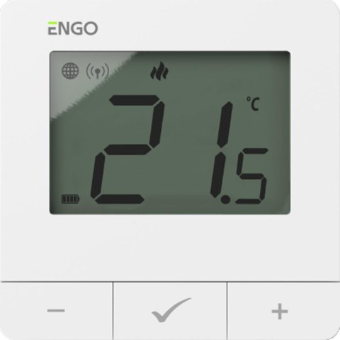 ENGO Controls Inteligentny zestaw ogrzewania Biały (E25-BATW + ETRV-M30 + EPlug WiFi)