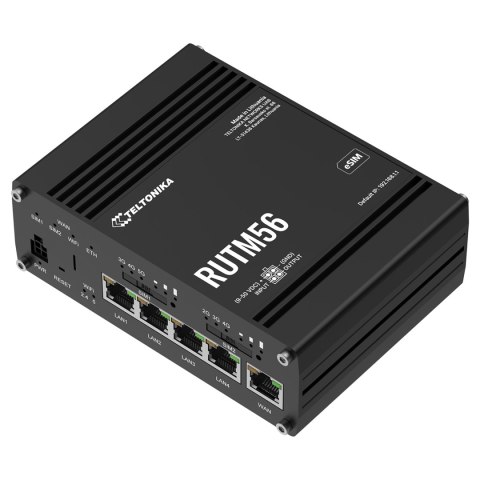 PUNKT DOSTĘPOWY DUAL 5G + ROUTER RUTM56 Dual SIM + eSIM Wi-Fi 5, : 2.4 GHz, 5 GHz, 867 Mb/s Teltonika