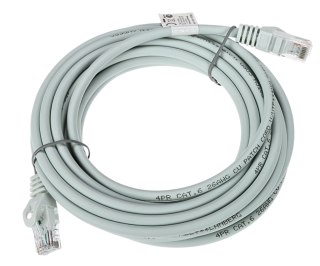 PATCHCORD RJ45/6/5.0-CU-GREY 5.0 m Lanberg