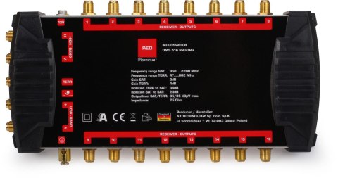 Multiswitch Opticum OMS 5/16 PRO-TRQ (Platinium Line) Multiswitch Opticum OMS 5/16 PRO-TRQ (Platinium Line)