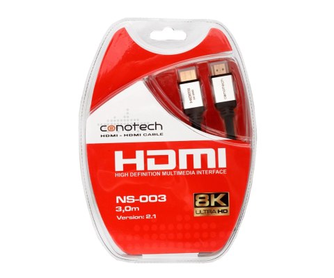 KABEL HDMI NS-003/8K 3 m CONOTECH KABEL HDMI NS-003/8K 3 m CONOTECH
