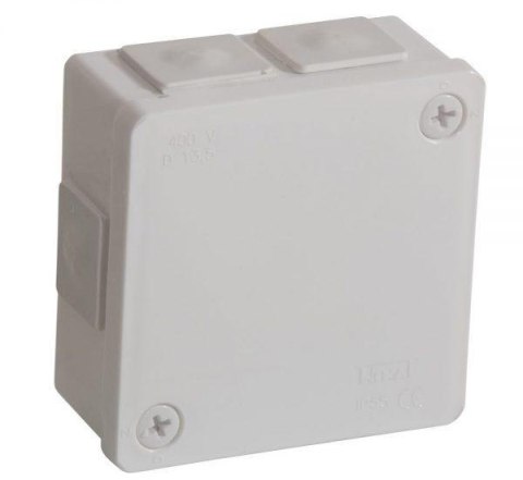 Puszka natynkowa pusta 6 wlotów VIPLAST VP-22 BIAŁA IP55 86x86x40mm 022-01 Puszka natynkowa pusta 6 wlotów VIPLAST VP-22 BIAŁA IP55 86x86x40mm 022-01