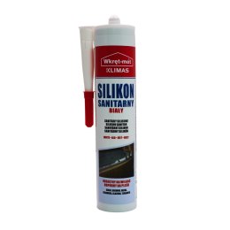 SILIKON SANITARNY SSA-310-BI KARTUSZ 310 ml BIAŁY WKRĘT-MET KLIMAS