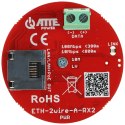 ZESTAW KONWERTERÓW UTP / 2-WIRE DO TRANSMISJI LAN+POE ETH-2WIRE-A-SET2 KOMPLET 2 SZT ATTE
