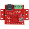 ZESTAW KONWERTERÓW UTP / 2-WIRE DO TRANSMISJI LAN+POE ETH-2WIRE-A-SET2 KOMPLET 2 SZT ATTE