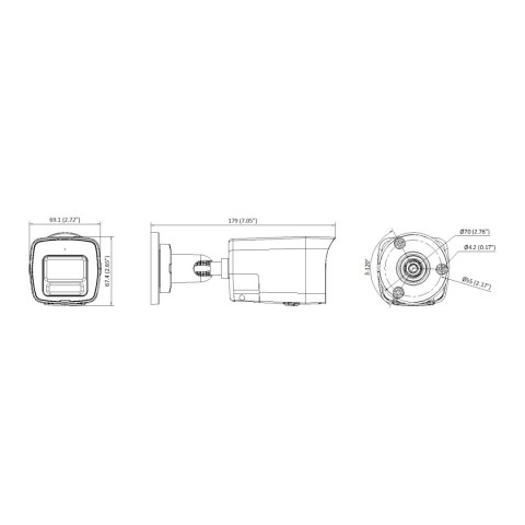 KAMERA IP DS-2CD1083G2-LIUF/SL(2.8MM)PL Smart Hybrid Light - 8 Mpx 4K UHD Hikvision KAMERA IP DS-2CD1083G2-LIUF/SL(2.8MM)PL Smart Hybrid Light - 8 Mpx 4K UHD Hikvision