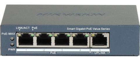 SWITCH POE DS-3E1505P-EI/M 4-PORTOWY Hikvision SWITCH POE DS-3E1505P-EI/M 4-PORTOWY Hikvision