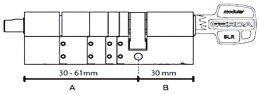 WKŁADKA MODUŁOWA ZAMKA GERDA-SLR/306130/B Tedee GERDA