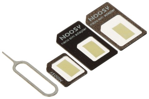 ZESTAW ADAPTERÓW SIM SIM-3IN1 NOOSY ZESTAW ADAPTERÓW SIM SIM-3IN1 NOOSY