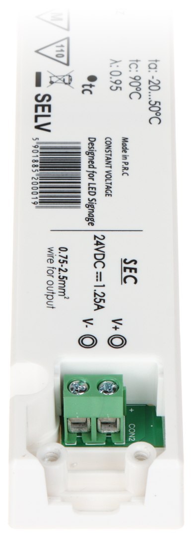 ZASILACZ IMPULSOWY 24V/1.25A-GTPCS