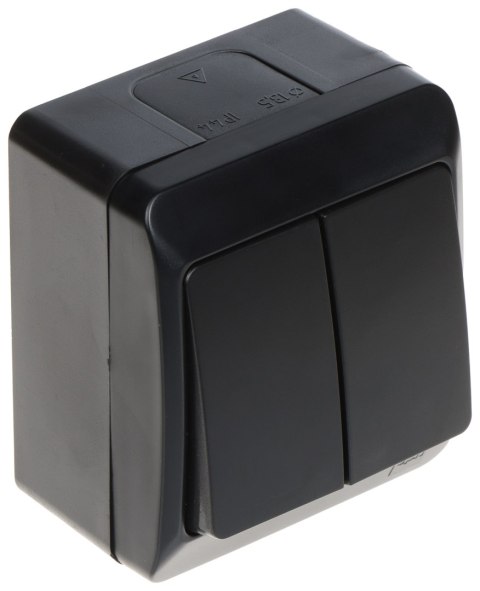 ŁĄCZNIK ŚWIECZNIKOWY PODWÓJNY HERMES/0332-09/EPN 250 V 10 A Elektro-Plast ŁĄCZNIK ŚWIECZNIKOWY PODWÓJNY HERMES/0332-09/EPN 250 V 10 A Elektro-Plast