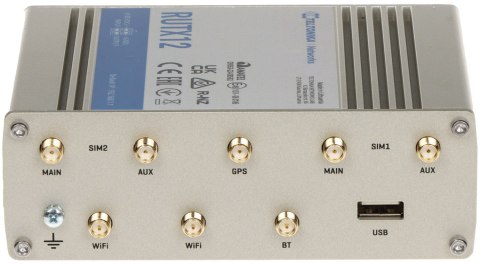 PUNKT DOSTĘPOWY DUAL 4G LTE +ROUTER RUTX12 Dual SIM Bluetooth BLE, Wi-Fi 5, 2.4 GHz, 5 GHz, 867 Mb/s Teltonika