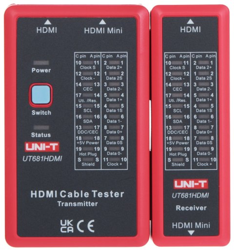 TESTER DO KABLI HDMI UT-681-HDMI UNI-T TESTER DO KABLI HDMI UT-681-HDMI UNI-T