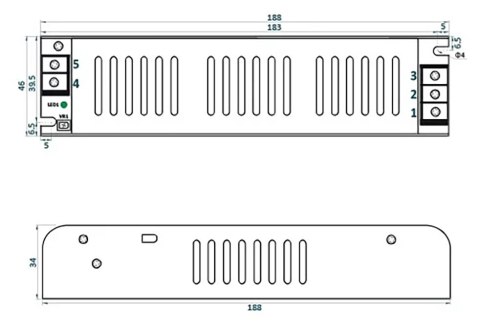 ZASILACZ IMPULSOWY ADLS-120-12 ADLER Power