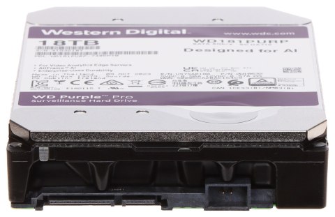 DYSK DO REJESTRATORA HDD-WD181PURP 18TB 24/7 WESTERN DIGITAL DYSK DO REJESTRATORA HDD-WD181PURP 18TB 24/7 WESTERN DIGITAL