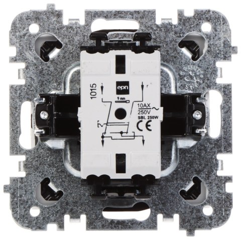 ŁĄCZNIK KRZYŻOWY SANTRA/4115-10/EPN 250 V 10 A Elektro-Plast ŁĄCZNIK KRZYŻOWY SANTRA/4115-10/EPN 250 V 10 A Elektro-Plast