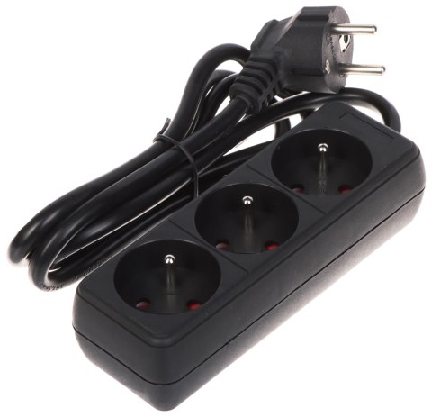 LISTWA ZASILAJĄCA PR-1.5M-3G/B (3 GNIAZDA) 1.3 m LISTWA ZASILAJĄCA PR-1.5M-3G/B (3 GNIAZDA) 1.3 m