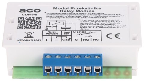 MODUŁ PRZEKAŹNIKOWY CDN-PK ACO MODUŁ PRZEKAŹNIKOWY CDN-PK ACO