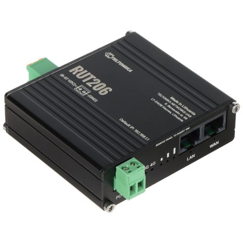 ROUTER 4G LTE RUT206 2.4 GHz 300 Mb/s Teltonika ROUTER 4G LTE RUT206 2.4 GHz 300 Mb/s Teltonika