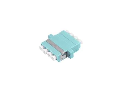 Adapter światłowodowy multimodowy OM3 LC quad ALANTEC