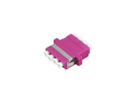 Adapter światłowodowy multimodowy OM4 LC quad ALANTEC