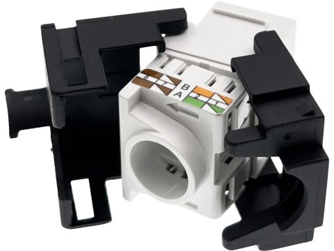 Gniazdo keystone UTP kat.6 RJ45 beznarzędziowe nieekranowne Q-LANTEC Gniazdo keystone UTP kat.6 RJ45 beznarzędziowe nieekranowne Q-LANTEC